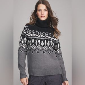Alp N Rock Logan Fair Isle Sweater, Black